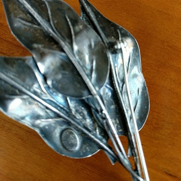 VINTAGE COROCRAFT STERLING BROOCH! - Picture 6 of 8